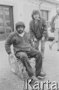 1988, brak miejsca.
Z prawej szwedzki filmowiec Bo Persson.
Fot. Joanna Helander, zbiory Ośrodka KARTA