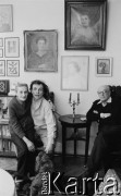 1988, Poznań, Polska.
Aktor Teatru Ósmego Dnia Marcin Kęszycki z ciotką i ojcem.
Fot. Joanna Helander, zbiory Ośrodka KARTA