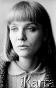 1979, Poznań, Polska.
Aktorka Teatru Ósmego Dnia Ewa Wójciak.
Fot. Joanna Helander, zbiory Ośrodka KARTA