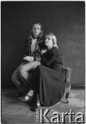 1988, Berlin, Niemcy.
Aktorzy Teatru Ósmego Dnia Adam Borowski i Ewa Wójciak.
Fot. Joanna Helander, zbiory Ośrodka KARTA