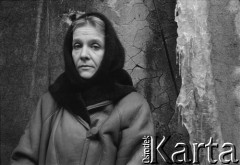 2000, Katowice, Polska.
Aktorka Teatru Ósmego Dnia Ewa Wójciak.
Fot. Joanna Helander, zbiory Ośrodka KARTA