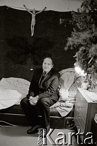 Przed 1983, Polska.
Poeta Miron Białoszewski.
Fot. Joanna Helander, zbiory Ośrodka KARTA