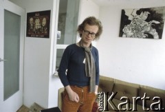 1984, Warszawa, Polska.
Reżyser teatralny Jacek Zembrzuski.
Fot. Joanna Helander, zbiory Ośrodka KARTA