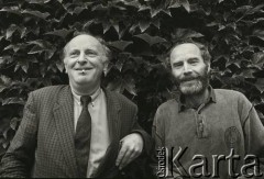 1993, Göteborg, Szwecja.
Josif Brodsky (po lewej) i Ryszard Krynicki.
Fot. Joanna Helander, zbiory Ośrodka KARTA