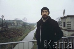 1979, Polska.
Julian Kornhauser, poeta, przedstawiciel Nowej Fali.
Fot. Joanna Helander, zbiory Ośrodka KARTA