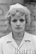 1976-1978, Ruda Śląska, woj. katowickie, Polska.
Pracownica w fabryce cukierków.
Fot. Joanna Helander, zbiory Ośrodka KARTA