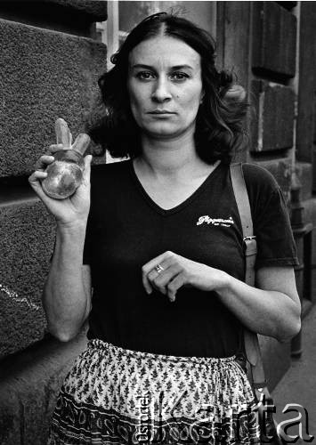 1981, Kraków, Polska.
Barbara Bieszczad.
Fot. Joanna Helander, zbiory Ośrodka KARTA