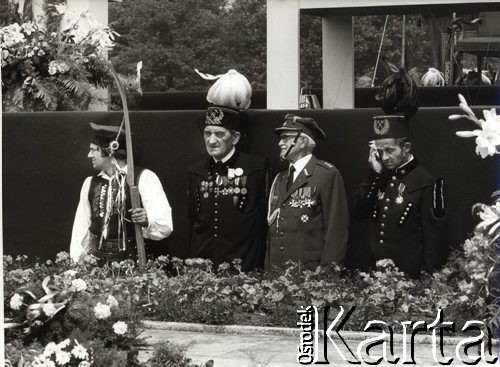 28.06.1981, Poznań, Polska
Uroczystość odsłonięcia pomnika Ofiar Czerwca 1956. 
Fot. Joanna Helander, zbiory Ośrodka KARTA