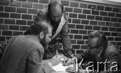 12.12.1981, Gdańsk, Polska. 
Obrady Komisji Krajowej NSZZ 