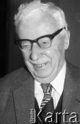 6.02.1989, Warszawa, Polska. 
Stanisław Stomma podczas obrad Okrągłego Stołu w Pałacu Namiestnikowskim.
Fot. Anna Pietuszko, zbiory Ośrodka KARTA