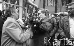 29.04.1989, Gdańsk, Polska.
Stocznia Gdańska im. Lenina. Spotkanie Lecha Wałęsy z kandydatami na posłów i senatorów Komitetu Obywatelskiego 