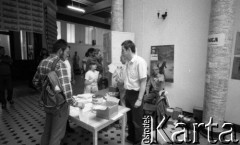 Czerwiec 1989, Warszawa, Polska.
Biuro wyborcze warszawskiego Komitetu Obywatelskiego 