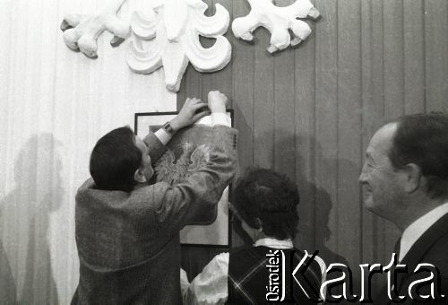 Wrzesień 1989, Warszawa, Polska.
Senatorowie Komitetu Obywatelskiego 