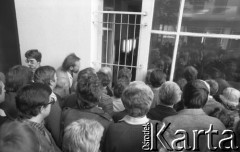 17.09.1980, Gdańsk, Polska.
Spotkanie przedstawicieli niezależnego ruchu związkowego z całego kraju w siedzibie gdańskiego Międzyzakładowego Komitetu Założycielskiego NSZZ 