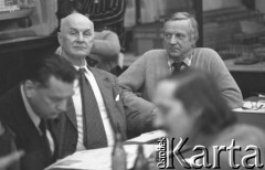 12.12.1981, Gdańsk, Polska.
Obrady Komisji Krajowej NSZZ 