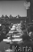 12.12.1981, Gdańsk, Polska.
Obrady Komisji Krajowej NSZZ 