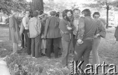 Sierpień 1980, Gdańsk, Polska.
Strajk okupacyjny w Stoczni Gdańskiej im. Lenina. 
Fot. Zbigniew Trybek, zbiory Ośrodka KARTA

