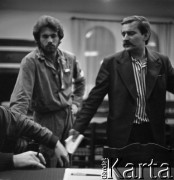 Sierpień 1980, Gdańsk, Polska.
Strajk okupacyjny w Stoczni Gdańskiej im. Lenina. Na zdjęciu m.in. Lech Wałęsa.
Fot. Zbigniew Trybek, zbiory Ośrodka KARTA