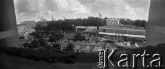 Sierpień 1980, Gdańsk, Polska.
Strajk okupacyjny w Stoczni Gdańskiej im. Lenina. Teren stoczni.
Fot. Zbigniew Trybek, zbiory Ośrodka KARTA
