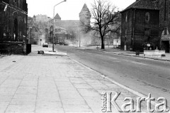 1.05.1982, Gdańsk, Polska.
Stan wojenny. Ulice Gdańska w dniu starć ulicznych opozycjonistów i milicji.
Fot. Stanisław Składanowski, zbiory Ośrodka KARTA
