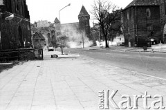 1.05.1982, Gdańsk, Polska.
Stan wojenny. Ulice Gdańska w dniu starć ulicznych opozycjonistów i milicji.
Fot. Stanisław Składanowski, zbiory Ośrodka KARTA
