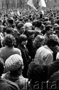 1.05.1982, Gdańsk, Polska.
Stan wojenny. Niezależna demonstracja.
Fot. Stanisław Składanowski, zbiory Ośrodka KARTA
