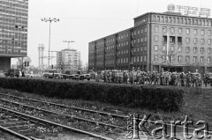 1.05.1982, Gdańsk, Polska.
Stan wojenny. Ulice Gdańska w dniu starć ulicznych opozycjonistów i milicji.
Fot. Stanisław Składanowski, zbiory Ośrodka KARTA
