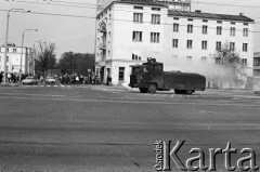 1.05.1982, Gdańsk, Polska.
Stan wojenny. Ulice Gdańska w dniu starć ulicznych opozycjonistów i milicji.
Fot. Stanisław Składanowski, zbiory Ośrodka KARTA
