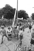 Sierpień 1988, Gdańsk, Polska.
Regionalna Komisja Koordynacyjna NSZZ „Solidarność” wezwała do rozpoczęcia strajku w całym Regionie Gdańskim. 