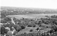 22.06.1983, Kraków, Polska.
Druga pielgrzymka Jana Pawła II do Polski. Panorama Błoni krakowskich podczas mszy świętej celebrowanej przez Jana Pawła II.
Fot. Jerzy Szot, zbiory Ośrodka KARTA