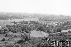 22.06.1983, Kraków, Polska.
Druga pielgrzymka Jana Pawła II do Polski. Panorama Błoni krakowskich podczas mszy świętej sprawowanej przez Jana Pawła II.
Fot. Jerzy Szot, zbiory Ośrodka KARTA