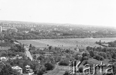 22.06.1983, Kraków, Polska.
Druga pielgrzymka Jana Pawła II do Polski. Panorama Błoni krakowskich podczas mszy świętej celebrowanej przez Jana Pawła II.
Fot. Jerzy Szot, zbiory Ośrodka KARTA