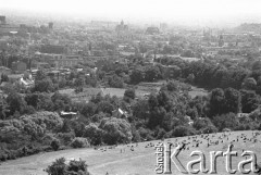 22.06.1983, Kraków, Polska.
Druga pielgrzymka Jana Pawła II do Polski, panorama mista.
Fot. Jerzy Szot, zbiory Ośrodka KARTA