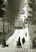 1986, Polska.
Pielgrzymi w drodze na Jasną Górę.
Fot. Jerzy Szot, zbiory Ośrodka KARTA