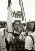 1988, Polska.

Pielgrzymi w drodze na Jasną Górę.

Fot. Jerzy Szot, zbiory Ośrodka KARTA
