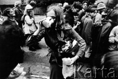 1984,Polska.
Piesza pielgrzymka do Częstochowy.
Fot. Piotr Dylik, zbiory Ośrodka KARTA.
 
