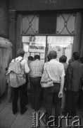 1981, Kraków, Polska.
Strajk okupacyjny w Pałacu Prasy przy ul. Wielopole 1.
Fot. Piotr Dylik, zbiory Ośrodka Karta.