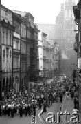 Sierpień 1984, Kraków , Polska.
IV Piesza Pielgrzymka Krakowska na ul. Floriańskiej.
Fot. Piotr Dylik, zbiory Ośrodka KARTA