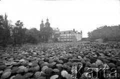 1984, Kraków, Polska.
Msza święta w kościele św. Stanisława na Skałce.
Fot. Piotr Dylik, zbiory Ośrodka KARTA
 
