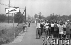 Sierpień 1984, Kraków , Polska.
IV Piesza Pielgrzymka Krakowska.
Fot. Piotr Dylik, zbiory Ośrodka KARTA