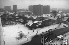 1985, Kraków, Polska.
Widok z okna.
Fot. Piotr Dylik, zbiory Ośrodka KARTA