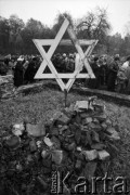 1987, Oświęcim, Polska.
KL Auschwitz Birkenau. Droga krzyżowa. Ruiny budynków obozowych. Gwiazda Dawida.
Fot. Piotr Dylik, zbiory Ośrodka KARTA