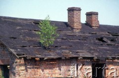 1990, Oświęcim, Polska.
KL Auschwitz Birkenau. Zrujnowany budynek.
Fot. Piotr Dylik, zbiory Ośrodka KARTA