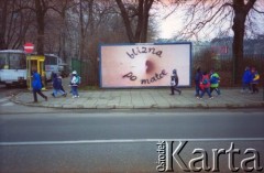Lata 90., Kraków, Polska.
Plakat kampanii społecznej pod hasłem 