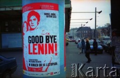 2003, Kraków, Polska.
Słup ogłoszeniowy przy Alejachi Mickiewicza. Plakat filmu 