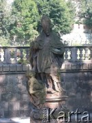 24.08.2004, Kraków, Polska.
Pogrzeb Czesława Miłosza. Pomnik św. Stanisława na Skałce.
Fot. Piotr Dylik, zbiory Ośrodka KARTA