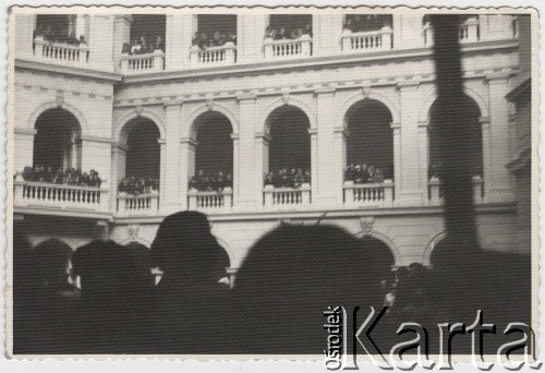 Marzec 1968, Warszawa, Polska.
Wydarzenia marcowe na Politechnice Warszawskiej.
Fot. NN, zbiory Ośrodka KARTA