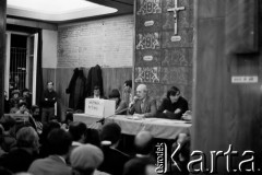 20.11.1980, Gdańsk, Polska.
Zebranie plenarne delegatów Regionu Gdańskiego NSZZ 