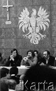 20.11.1980, Gdańsk, Polska.
Zebranie plenarne delegatów Regionu Gdańskiego NSZZ 