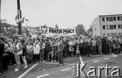 12.05.1989, Gdańsk, Polska.
Uroczystość przywrócenia Gdańskiej Stoczni 